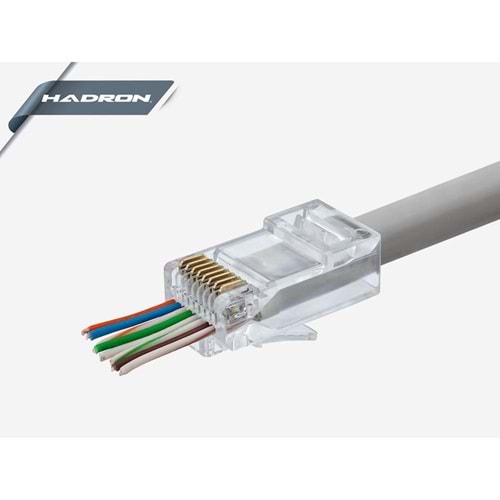 HADRON HD4653 100 LÜ PK CAT6 JAK EZRJ45