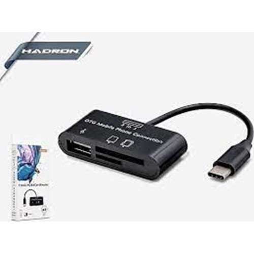 HADRON HD4695 TYPE-C HUB & CARD READER