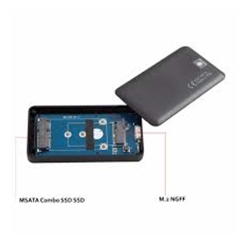 Everest Hdc-m210 Harici M.2 Ssd Kutusu - Usb 3.0 M.2 Ngff/Msata Combo