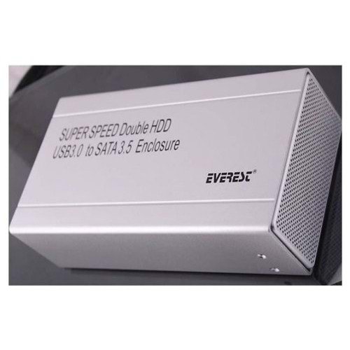 Everest Hdx-U352 Everest 3,5'' Usb 3.0 2Xsata Bağlantılı Yüksek Veri Hızlı Harici Kutu