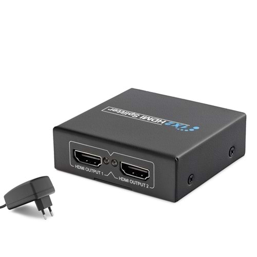 HADRON HDX1284(211) 1.4V 1 GİRİŞ 2 ÇIKIŞ HDMI SPLITTER