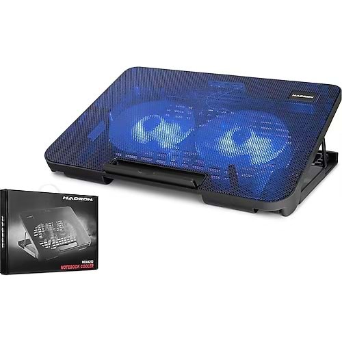 HADRON HDX4252 LEDLİ ÇİFT FANLI NOTEBOOK SOĞUTUCU