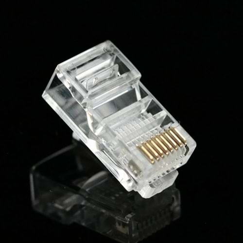 HADRON HDX5063 CAT6 EZ RJ45 DELİKLİ KONNEKTÖR 100LÜ PK