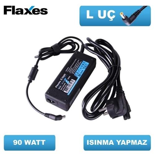 Flaxes FNA-HP190 HP 19V 4.74A 90W UÇLAR:7.4*5. Notebook hp(boru iğneli) Adaptör