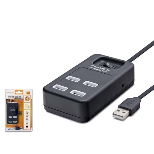 HADRON HR167/100 USB 2.0 HUB 4 PORT