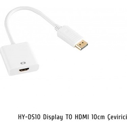 Hytech HY-DS10 Display TO HDMI 20cm Çevirici