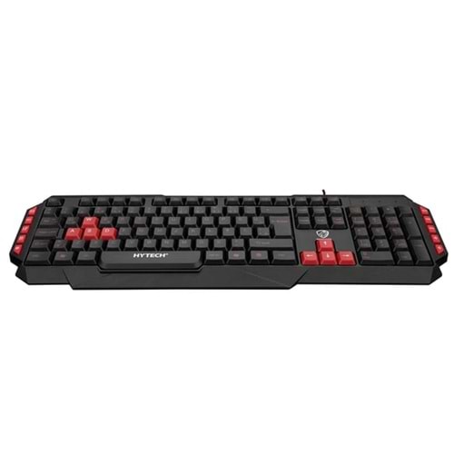 Hytech HYK-46 GAMY COMBO Siyah USB Kırmızı Tuşlu Q Gaming Oyuncu Klavye