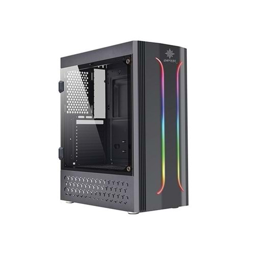 Inca EMG-21XB 650W 80 Plus RGB Gaming Kasa - 4 Rgb Led Fan ve Tempered Camlı