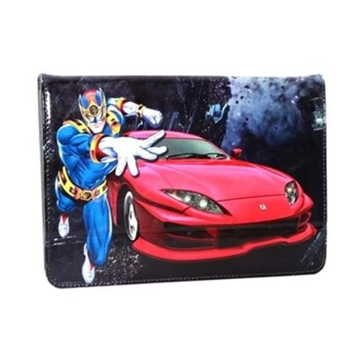 10'' Hero Car Baskılı Tablet Pc Kılıfı Addison IP-171