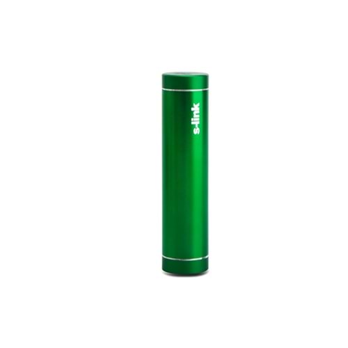 S-link IP-725 Yeşil 2600mAh Powerbank Şarj Aleti Taşınabilir Pil Şarj Cihazı
