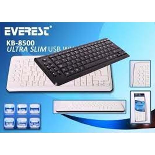 Everest KB-8500 Siyah Usb Q Multimedia Klavye