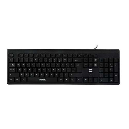 EVEREST KB-1002 Siyah USB F Standart Klavye