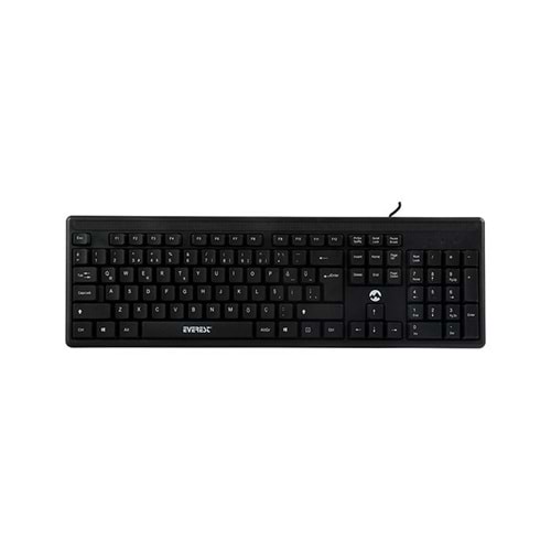 Everest KB-1002 Siyah USB Q Standart Klavye