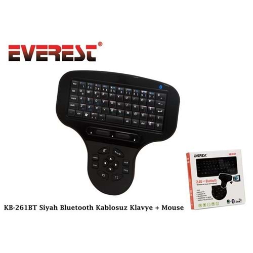 Everest KB-261Bt Bluetooth Multimedia Air Mouse Klavye Set