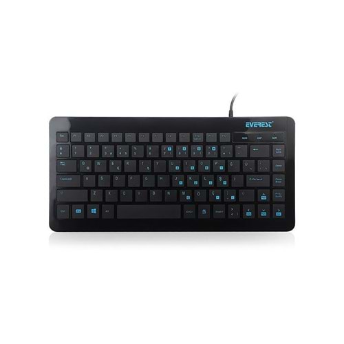 Everest Kb-410 Taşınabilir Mini Kablolu Klavye