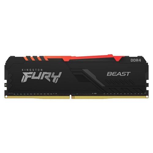 KINGSTON FURY Beast RGB 8GB DDR4 3200Mhz KF432C16BBA/8 MASAÜSTÜ RAM
