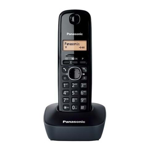 Panasonic KX-TG 1611 Dect Telsiz Telefon - Siyah Renk
