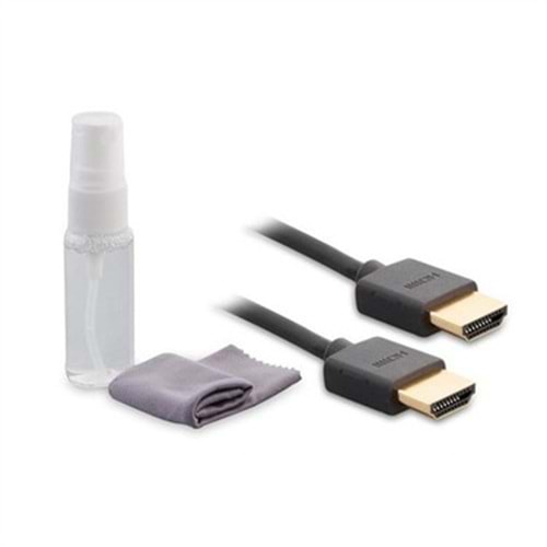 S-link SLX-370 HDMI M/M 1.5m Temizleme Sprey + Micro Fiber 1.4 Ver. 3D + HDMI Kablo Set