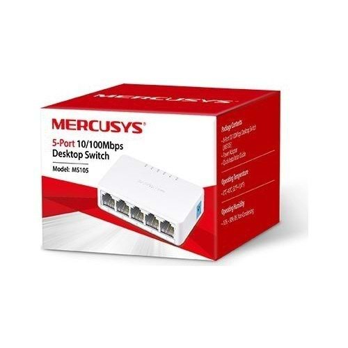 MS105 5-Port 10/100Mbps Tak ve Kullan Switch