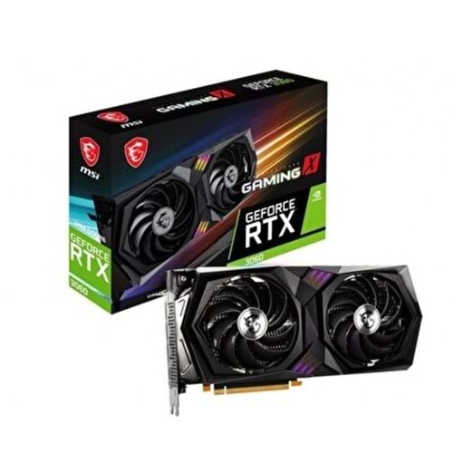 MSI GEFORCE RTX3060 TI GAMING X TRIO 8GD6X 8GB 256Bit GDDR6 Max Çözünürlük:7680x4320/PCI Express 4.0/1755 MHz