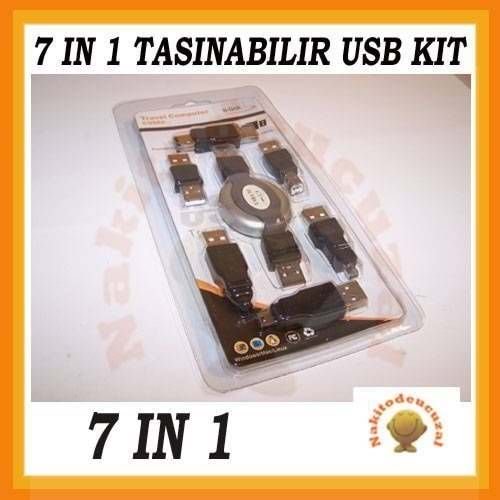 sl-58 Usb Bağlantı Seti 7 Parça Usb Çevirici Aparat