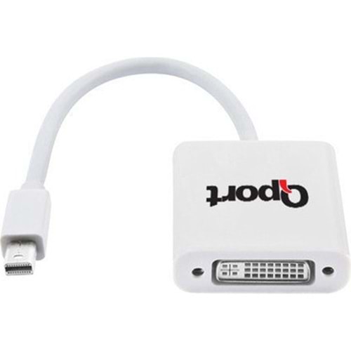 QPORT Q-MDD MİNİ DISPLAYPORT(M) TO DVI(F) 24+5 CONVERTER(ÇEVİRİCİ DÖNÜŞTÜRÜCÜ)