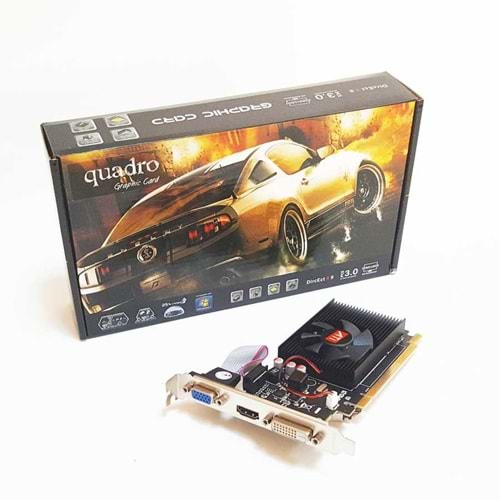 Quadro 2GB AMD R5 230 2GD3 DDR3 64bit HDMI DVI 16X (PCIe 2.0) Low Profil