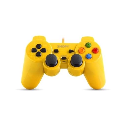 Snopy SG-302 Sarı USB 1.8m Kablo Joypad