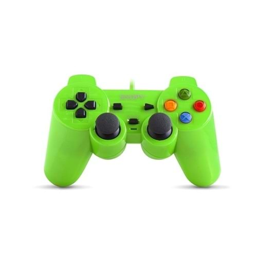 Snopy SG-302 Yeşil USB 1.8m Kablo Joypad