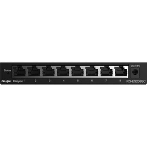 Reyee RG-ES208GC 8 Portlu, 10/100/1000 Gigabit, Yönetilebilir Switch