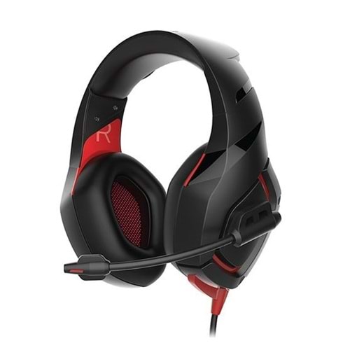 Rampage RM-K7 MAGNIFIC Siyah/Kırmızı 7.1 Surround Sound System USB Mikrofonlu Oyuncu Kulaklığı