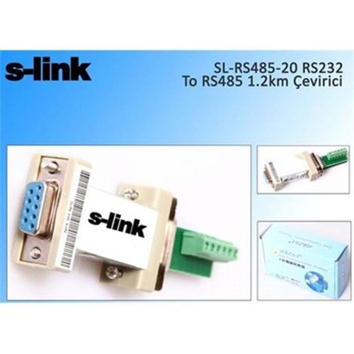 S-link SL-RS485-20 RS232 To RS485 1.2km Çevirici