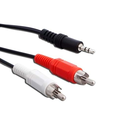 S-link SL-875 5m 3.5mm/M To 2*RCA/M Ses Kablosu
