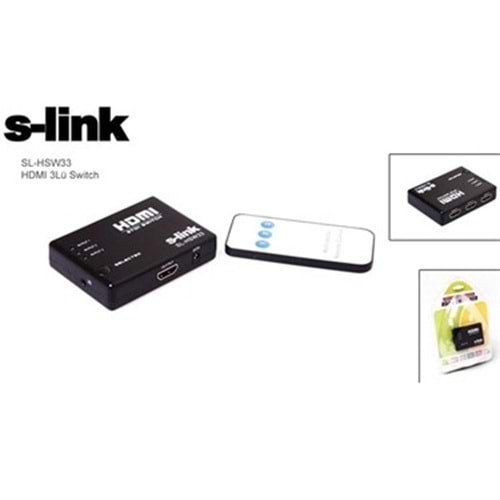 S-Link SL-HSW33 HDMI 3Lü Switch