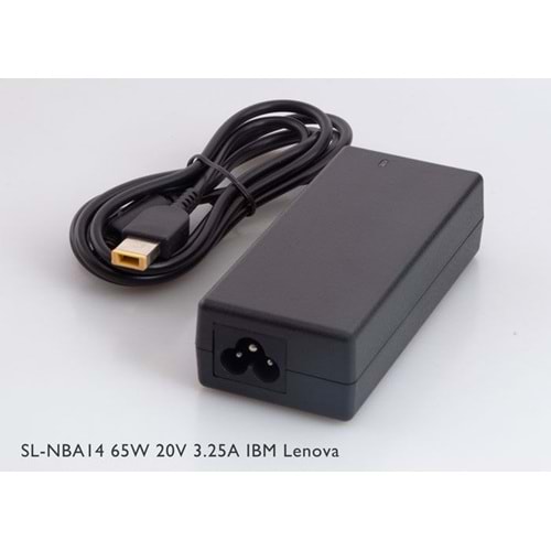 S-link SL-NBA17 IBM Lenovo Notebook Standart Adaptör 90W 20V 4.5A Dikdörtgen Tip Uç