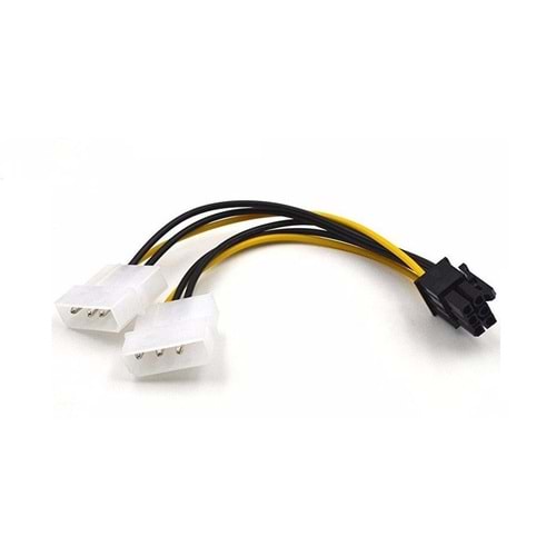 S-link Sl-446a Ekran Kartı Sata Power Kablo - 6 Pin Sata Güç Kablosu
