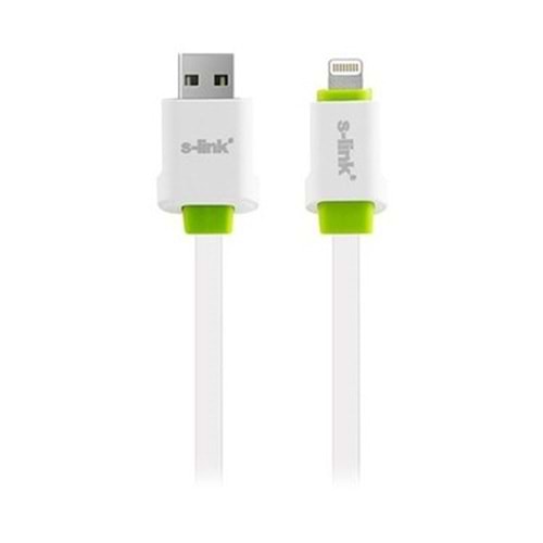 S-link SLP-136 2100MA iPhone 5/5s/6/6 Plus 2m Hızlı Şarj Data + Şarj Kablosu