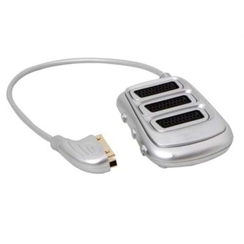 S-link SLX-SC33 SCART to 3 SCART Çoklayıcı Gümüş Nikel Uçlu Kablo