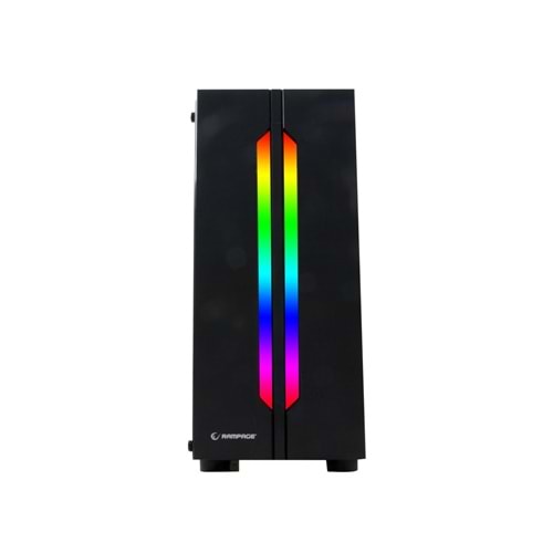 Rampage SPECTRA Tempered Glass Rainbow Fan ve Ledli 1*Usb 3.0 + 2* Usb 2.0 Gaming Kasa