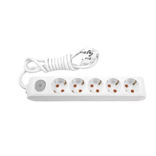 S-link SPG501S 1.5m 1.5mm 100% Bakır 750 Joule 5 li Anahtarlı Akım Korumalı Priz