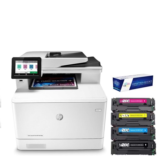 HP Laserjet Pro M479FDN W1A79A Tarayıcı + Fotokopi + Faks Renkli Çok Fonksiyonlu Lazer Yazıcı