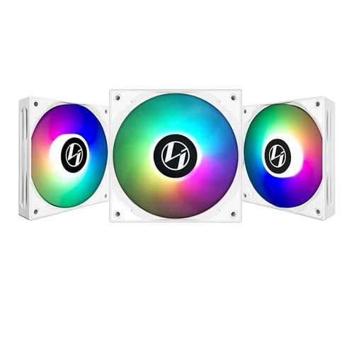 Lian Li ST120 3x120mm Beyaz Kasa Fanı (G99.12ST3W.00)