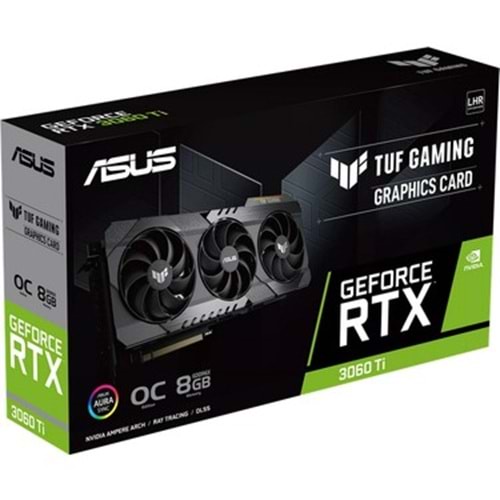 Asus TUF-RTX3060TI-8GD6X-GAMING 8GB 256Bit LHR