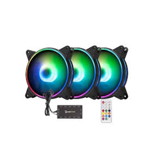 GAMEPOWER AIR TURBINE ARGB 3x12C FAN (KONTROLCÜ VE UZAKTAN KUMANDA DAHİL DEĞİL)