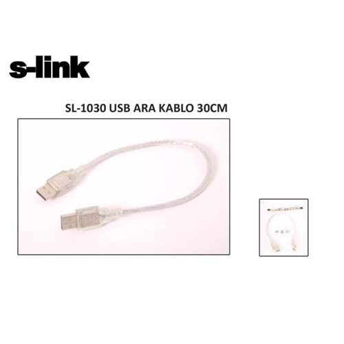 S-link SL-1030 30cm Usb2.0 Patch Ara Kablo