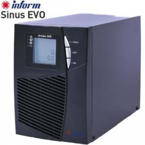 INFORM SİNÜS EVO 3KVA LCD UPS (6*9Ah) 7-12DK