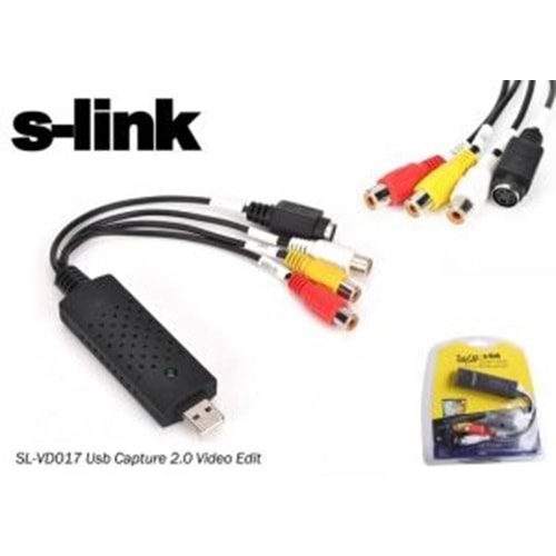 S-link SL-VD017 Usb DVR Kayıt Cihazı 2.0 Video Edit
