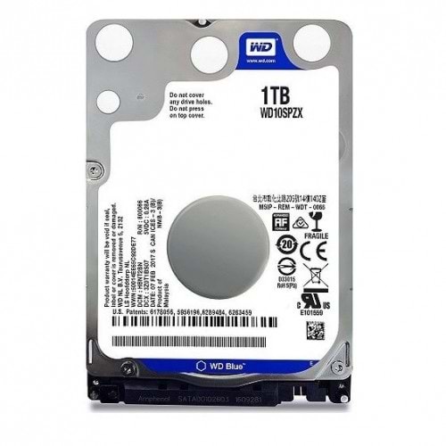 Western Digital WD10SPZX 1TB 2.5'' 5400RPM SATA3 128MB BLUE