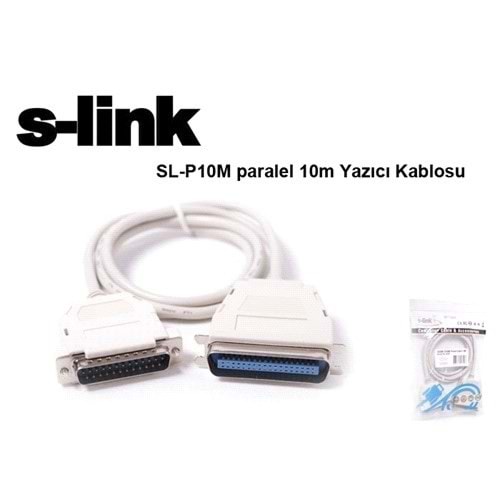 10 MT PARALEL YAZICI KABLOSU S-LİNK SL-P10M