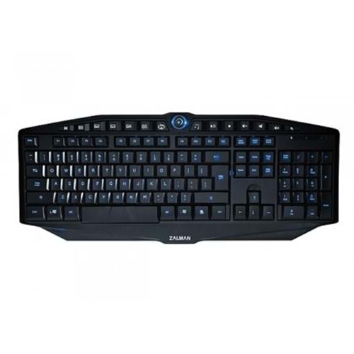 Zalman ZM-K400G Siyah USB Aydınlatmalı Oyun Q Multimedia Makrolu Klavye